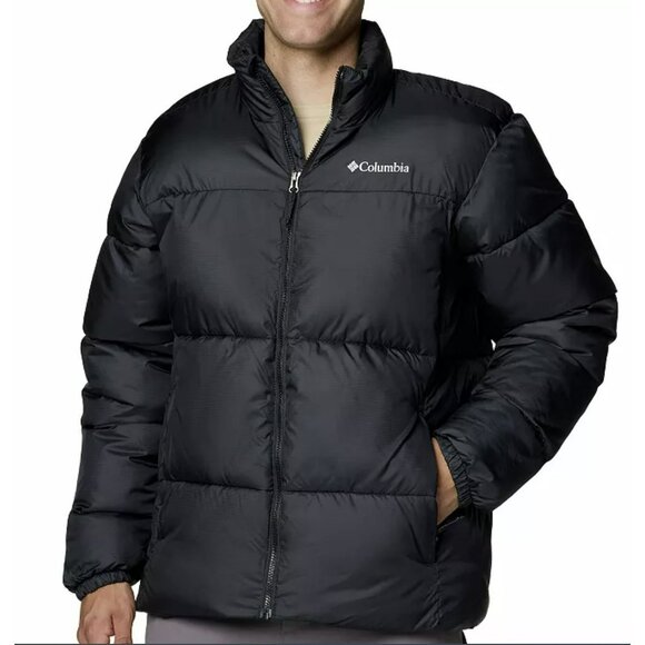 Columbia Men's Columbia Puffect III Jacket Black Size 2XL Tall NWT - Picture 1 of 10